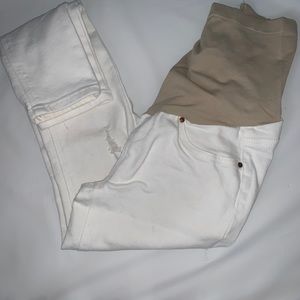 Winter White Maternity Jeans